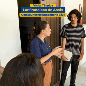 Visita técnica: lar Francisco de Assis com alunos de engenharia civil