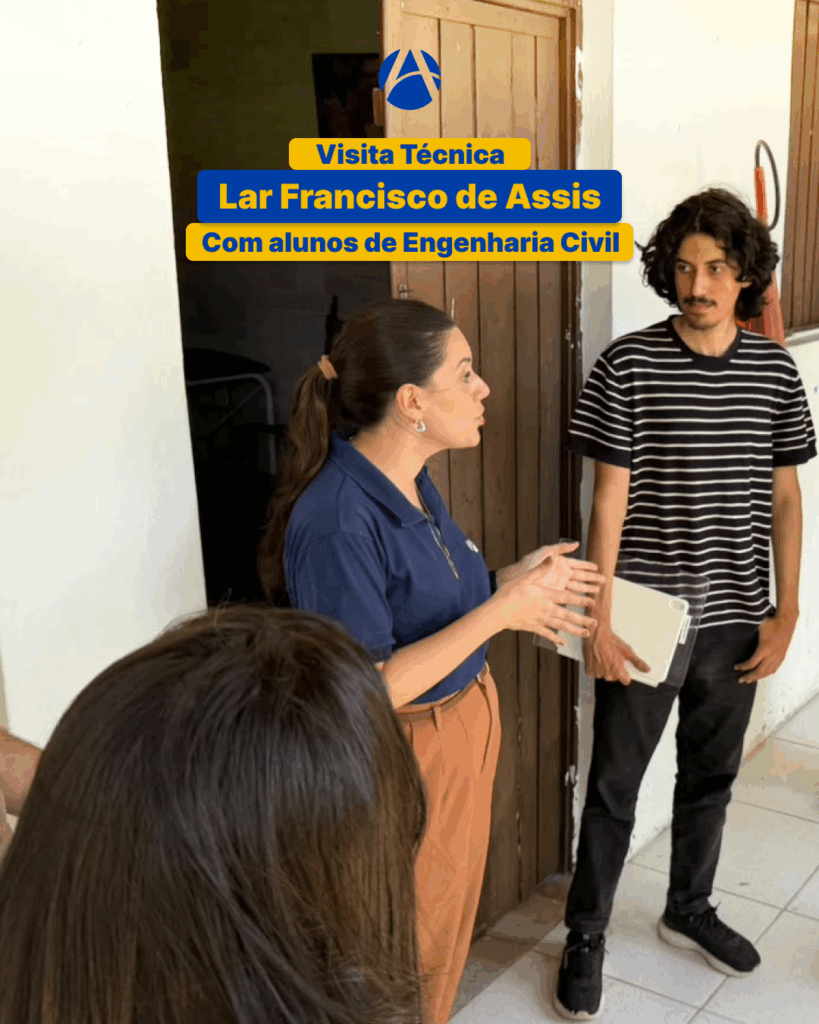 Visita técnica: lar Francisco de Assis com alunos de engenharia civil