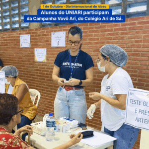 1 de Outubro – Dia Internacional do Idoso, alunos do UNIARI participam da campanha Vovô Ari, do Colégio Ari de Sá.